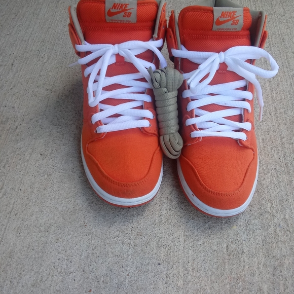 Nike Dunk SB High Urban Orange Bamboo - Picture 7 of 8